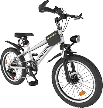 Kids Mountain Bike 20 24 Inch Wheels for Ages 7-12 with 7-Speed Gear