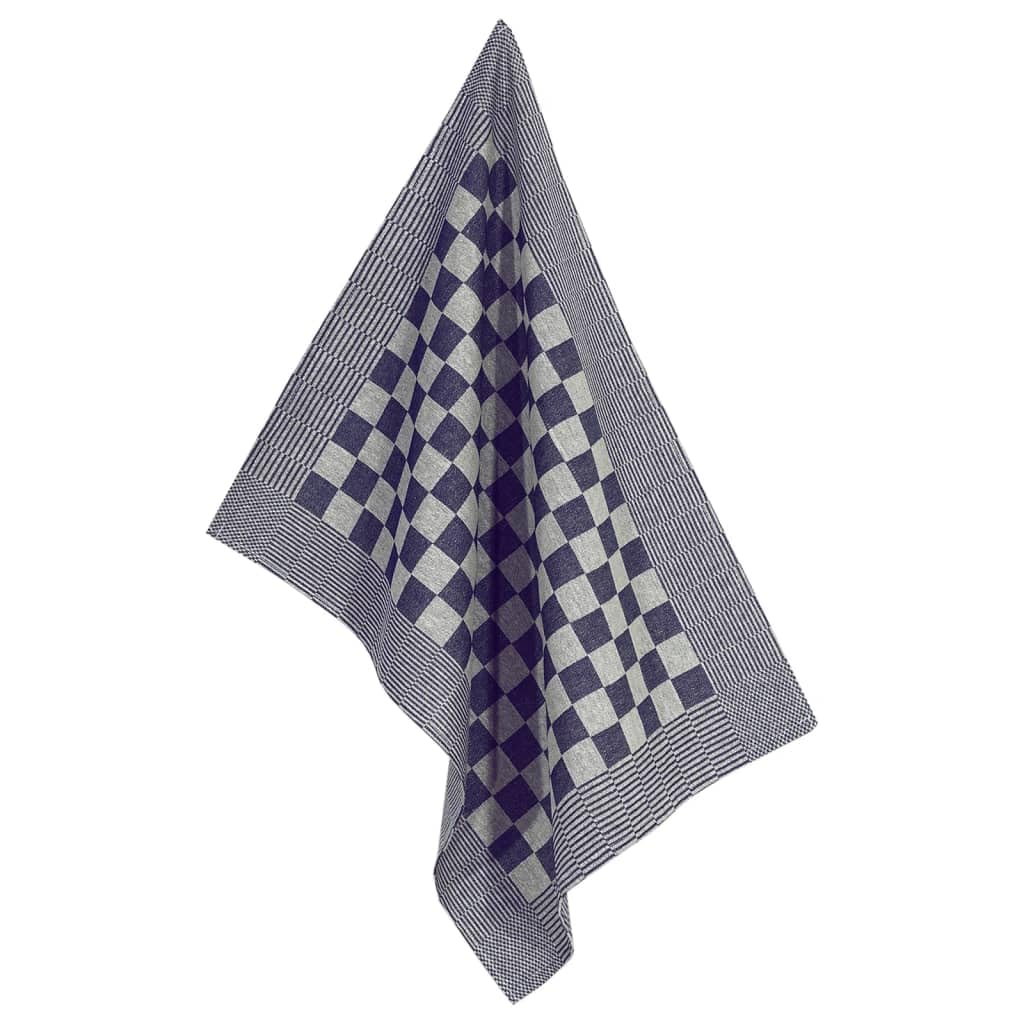 Conjunto de toallas genérico 20 piezas azul y blanco algodón