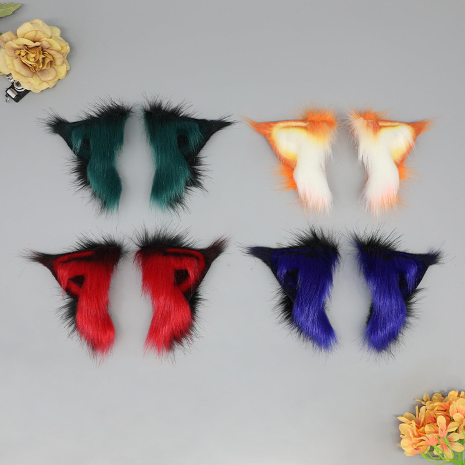 Serre-tête avec oreilles de chats - Bandeau d'oreille mobile - Serre-tête pour femme à thème féminin - Sous-cultures