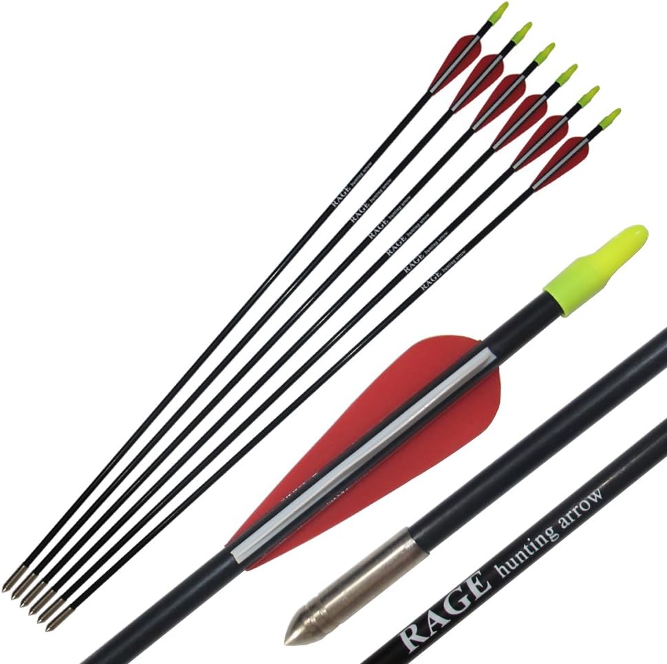 PA 25" 31" Fiberglass Arrows Children Arrows Archery Target Shooting Hunting Practice Arrows for Recurve Bow : Sports & Outdoors