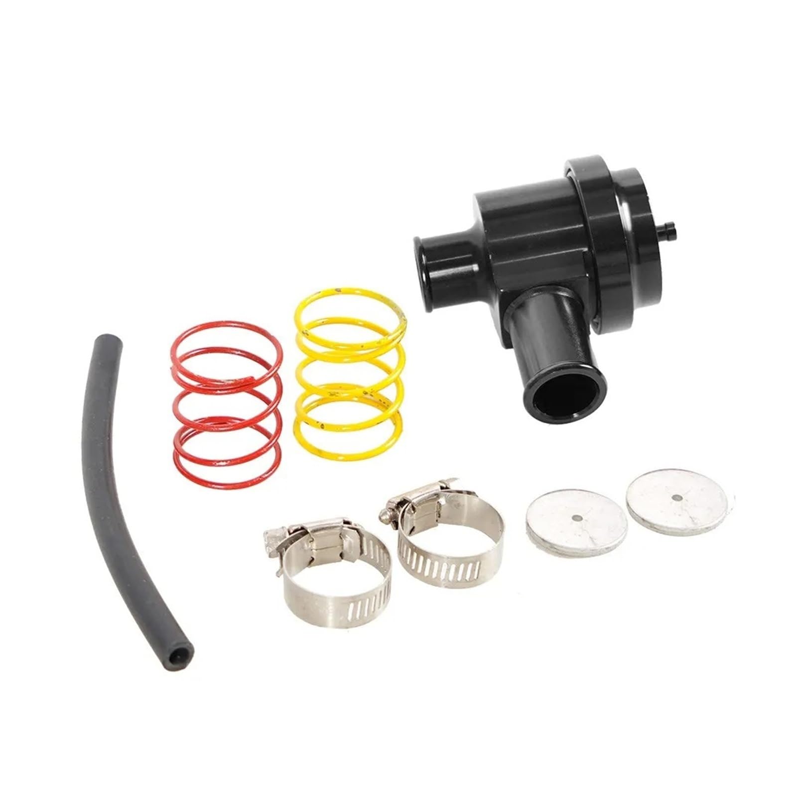EGR Valve Recirculation Valves Aluminum Recirculate Diverter Valve Turbo1998-2006 Blow Off for Boost 1.8T 2.7T for VW for Golf for Jetta 2000-2005(Black)