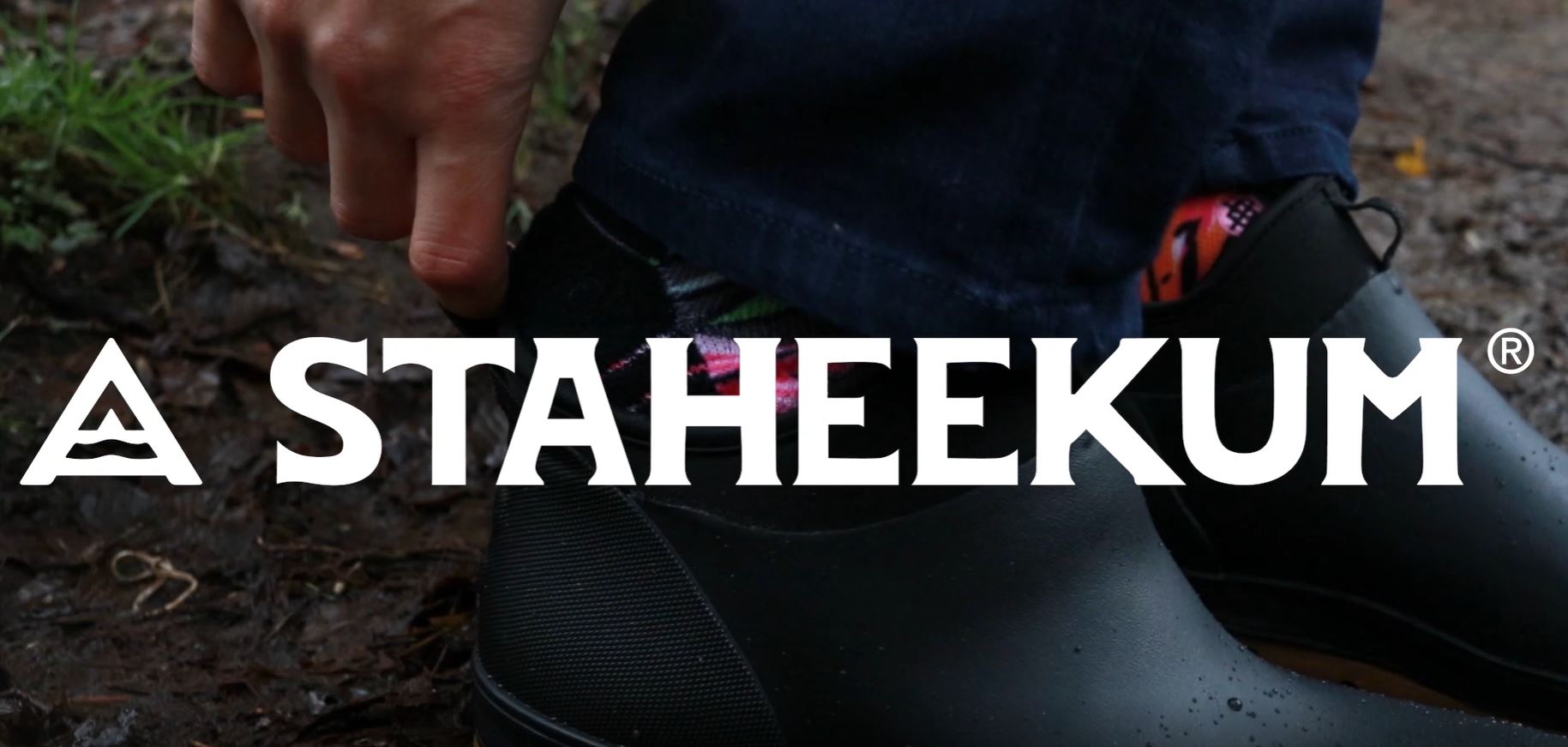 staheekum men's waterproof ankle chelsea boot with neoprene