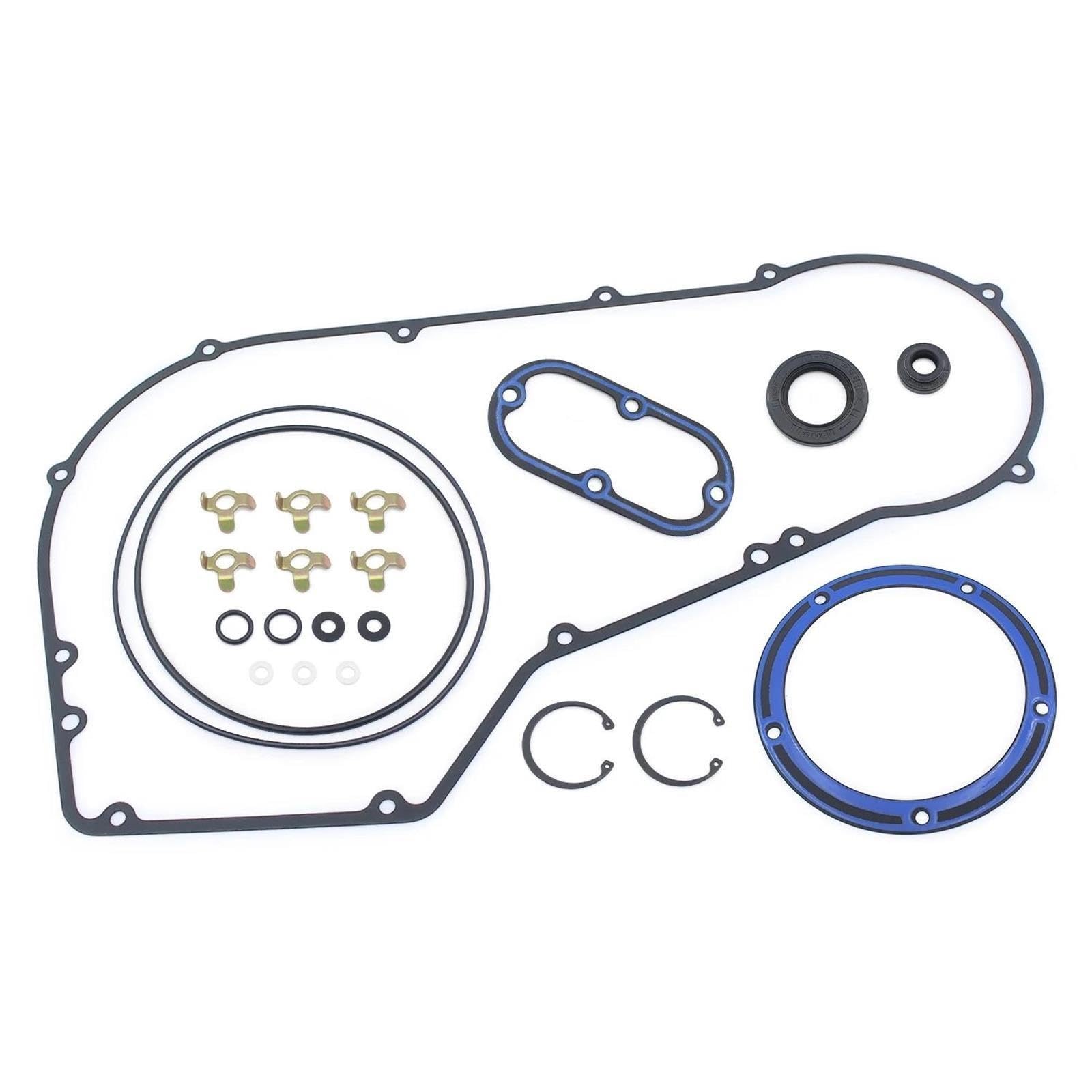 Junta de tapa de estator/generador Kits Sello Cubierta Junta Embrague Primario Para Harley Para Dyna