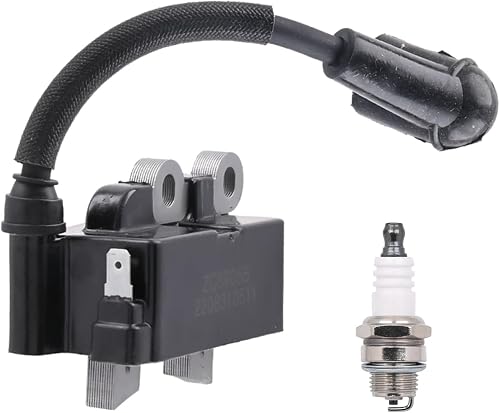 291337001 Ignition Coil with Spark Plug – Replacement for 291337001, Fits Ryobi RY254BC RY251PH RY252CS RY253SS 25cc 25.4cc 2-Cycle String Trimmer Brush Cutter