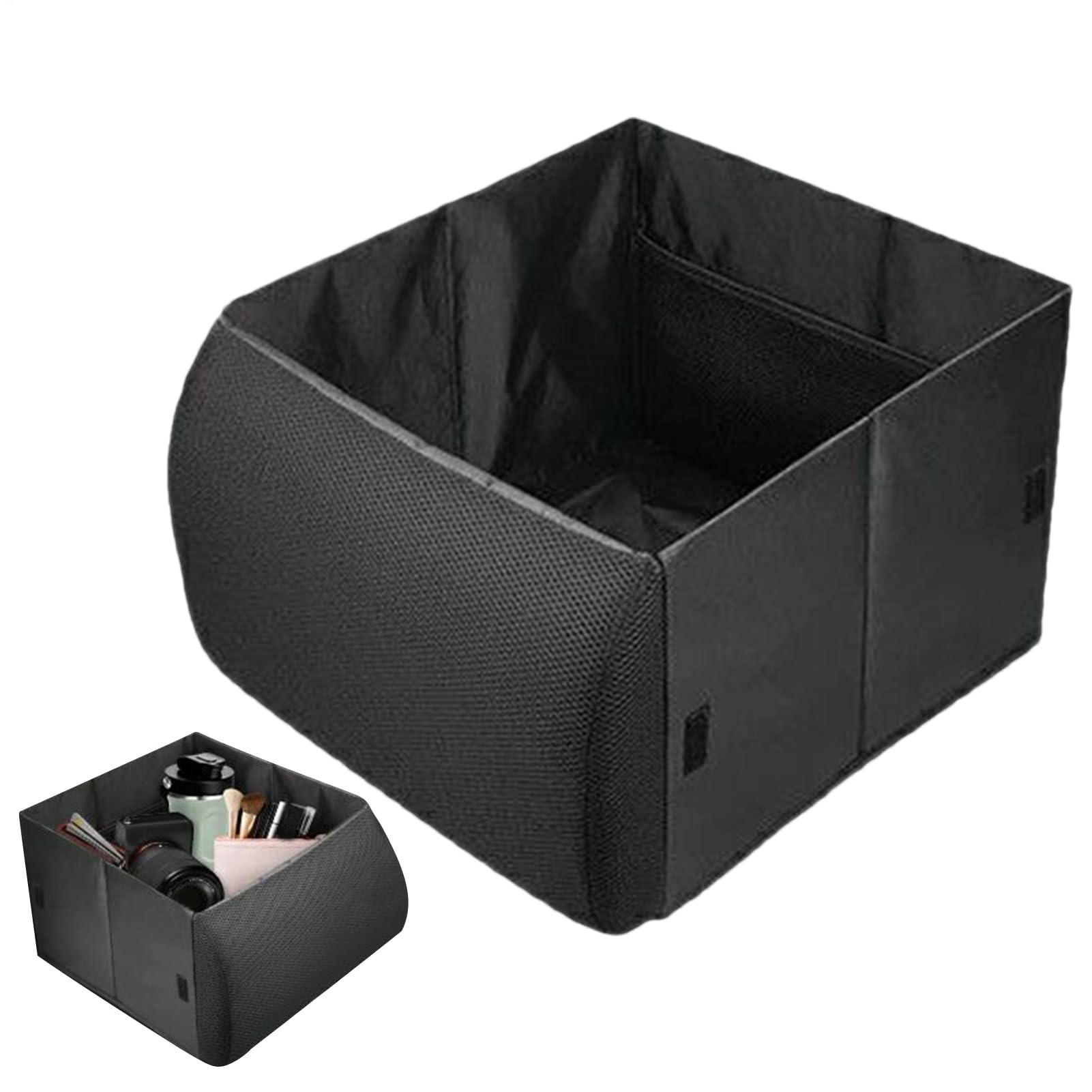 Organizer Bagagliaio Auto Cuscino 2 In 1 Supporto Schiena Conducente 30L | Box Organizer per Bagagliaio Auto Adatto a Camion SUV Camper Berlina Viaggio Interni Uomo Donna Conducente Sp