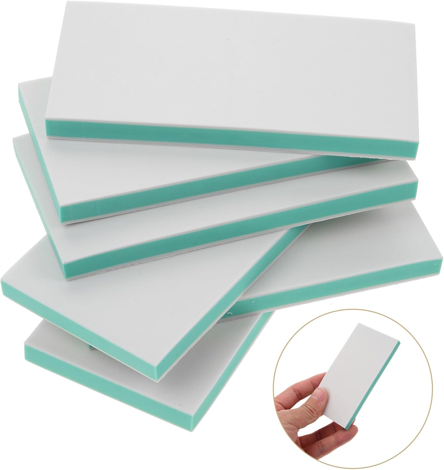 Anneome 6pcs Flexible Rubber Blocks for Carving Stamps DIY Crafting Tools for Engraving Rubber Bricks for Personal and Professional Use