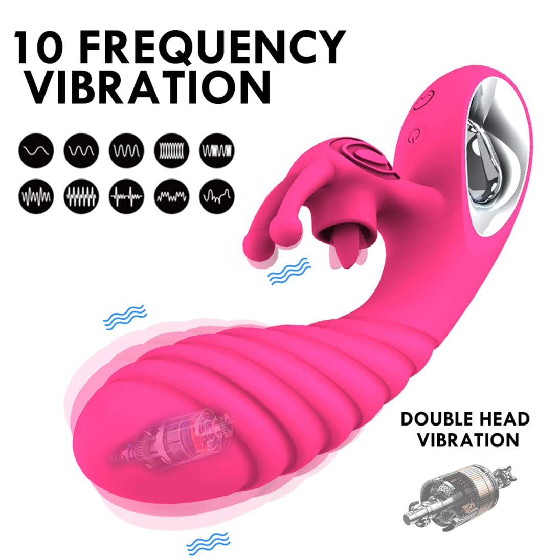 - Víbrätòri Púntó Ǵ̣ Còniġlío Víbrätòre Succhia Clîtórîdè per Donna Potèntè Śeśśo Pròfèssîonale in Silicone Uómó Anàlè Vîbránte Donne Lînġuà Vîbràntè per Clîtórîdè Succhiàtorè Dònna Pun-Tó Ġ
