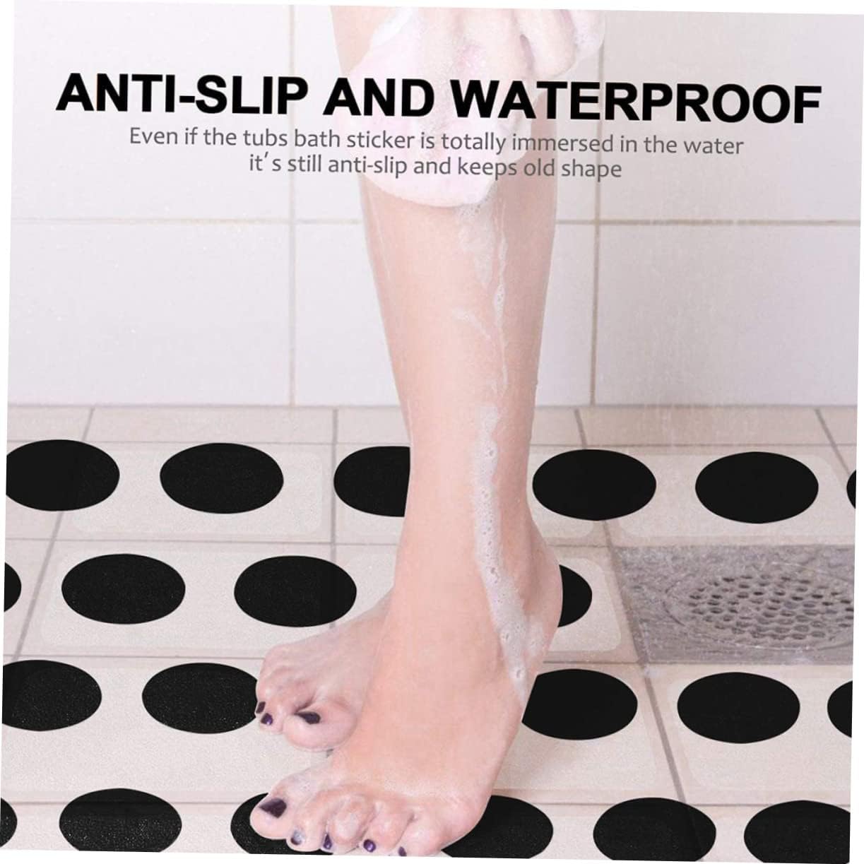 73pcs Slip Strip Bathtub Non Slip Stickers Bathroom Self-Adhesive Non-Skid Strips