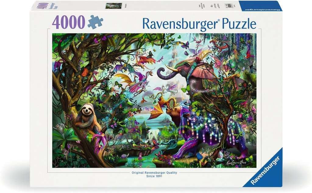 Ravensburger Puzzle 12000812 - The Dragons of the Tropics - 4000 Pieces Puzzle for Adults from 14 Years