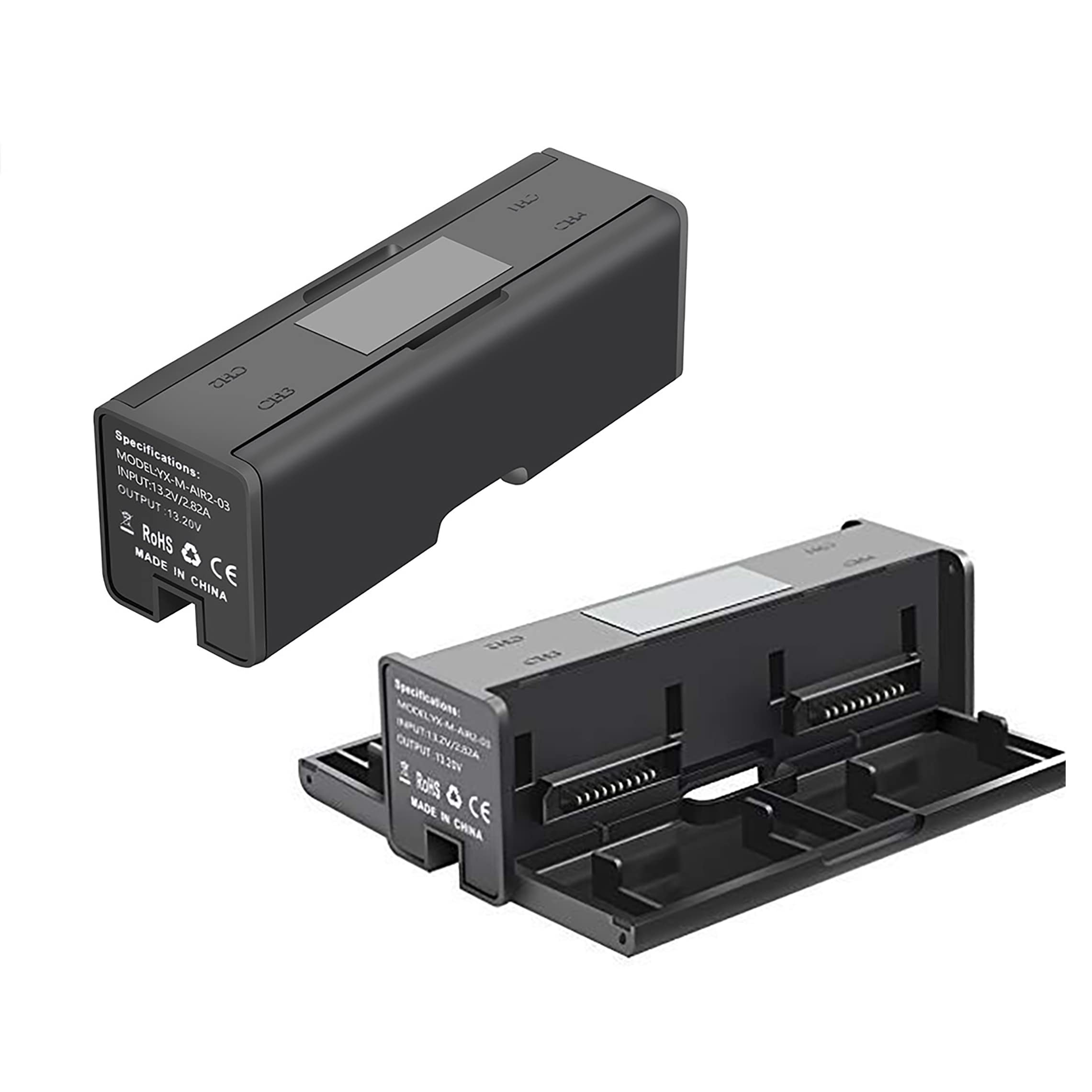 4 in 1 Battery Charger Dock Station LCD Display Charging Station Intelligent Charger Hub for DJI MAVIC AIR 2 Drone