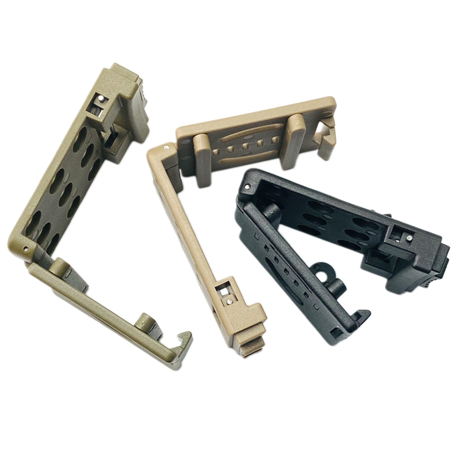 Kit 2 Clip Da Cintura Multifunzionali Per Esterni – 8,4x3,3 Cm, In Nylon, A Sgancio Rapido, Per Escursioni E Alpinismo