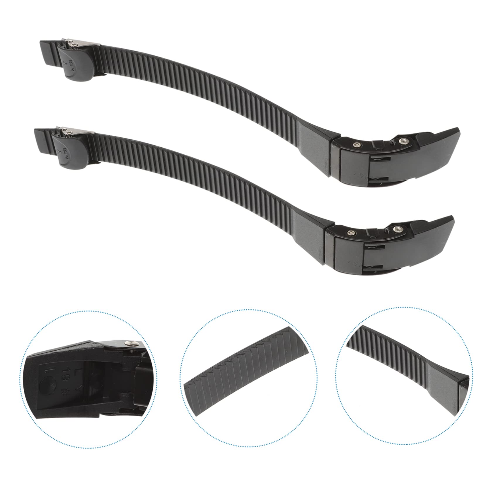 Mipcase Roller Skate Buckle Strap 3 Pack Ideal Replacement for Old or Broken Skating Shoes Energy Belt