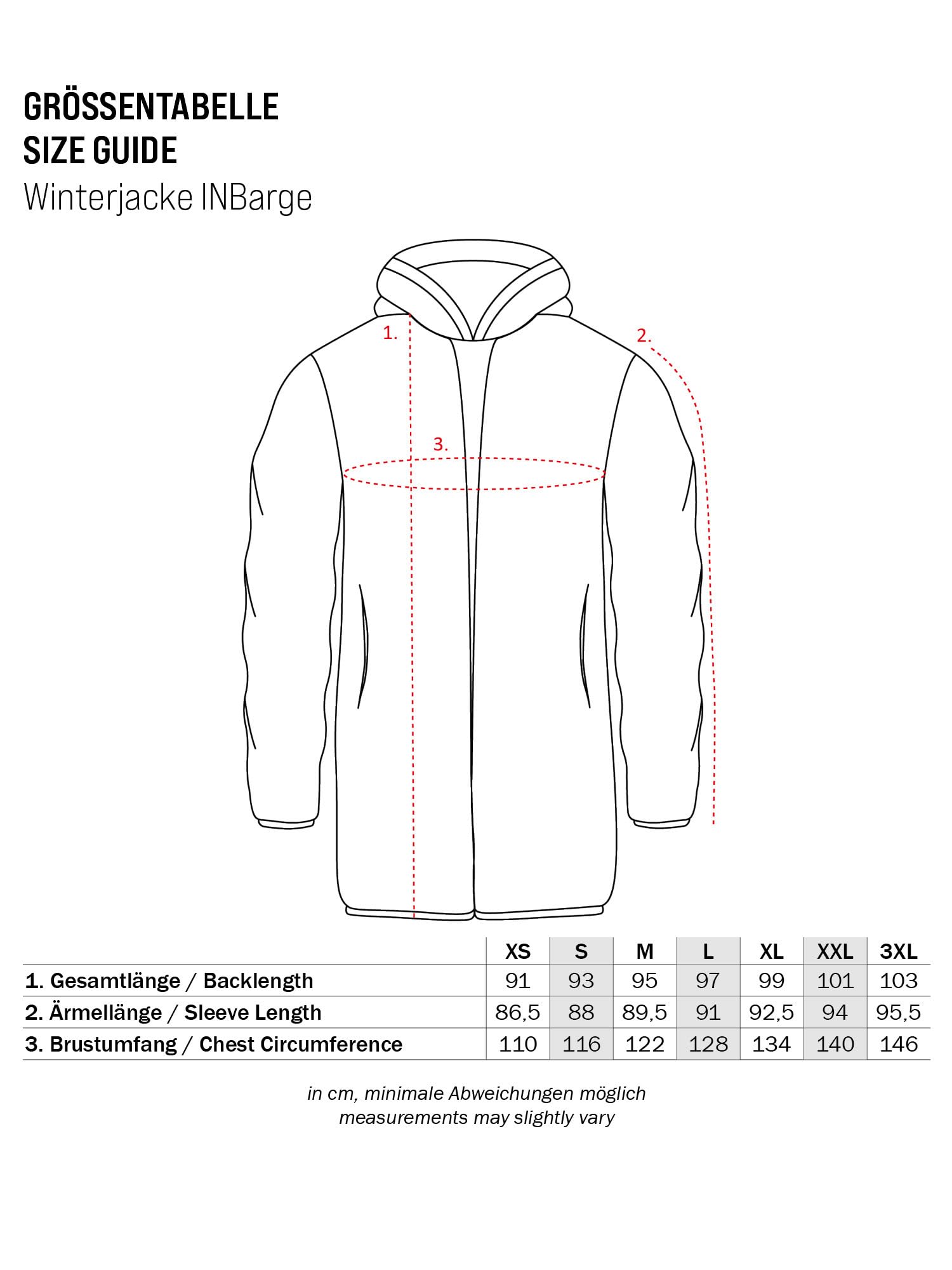 Indicode Herren Barge Winterjacke aus Baumwolle gefüttert mit Teddyfleece | Gefütterter Winterparka mit Kapuze und weichem Teddyfutter, Steppjacke, Outdoorjacke, Winterjacke für Männer