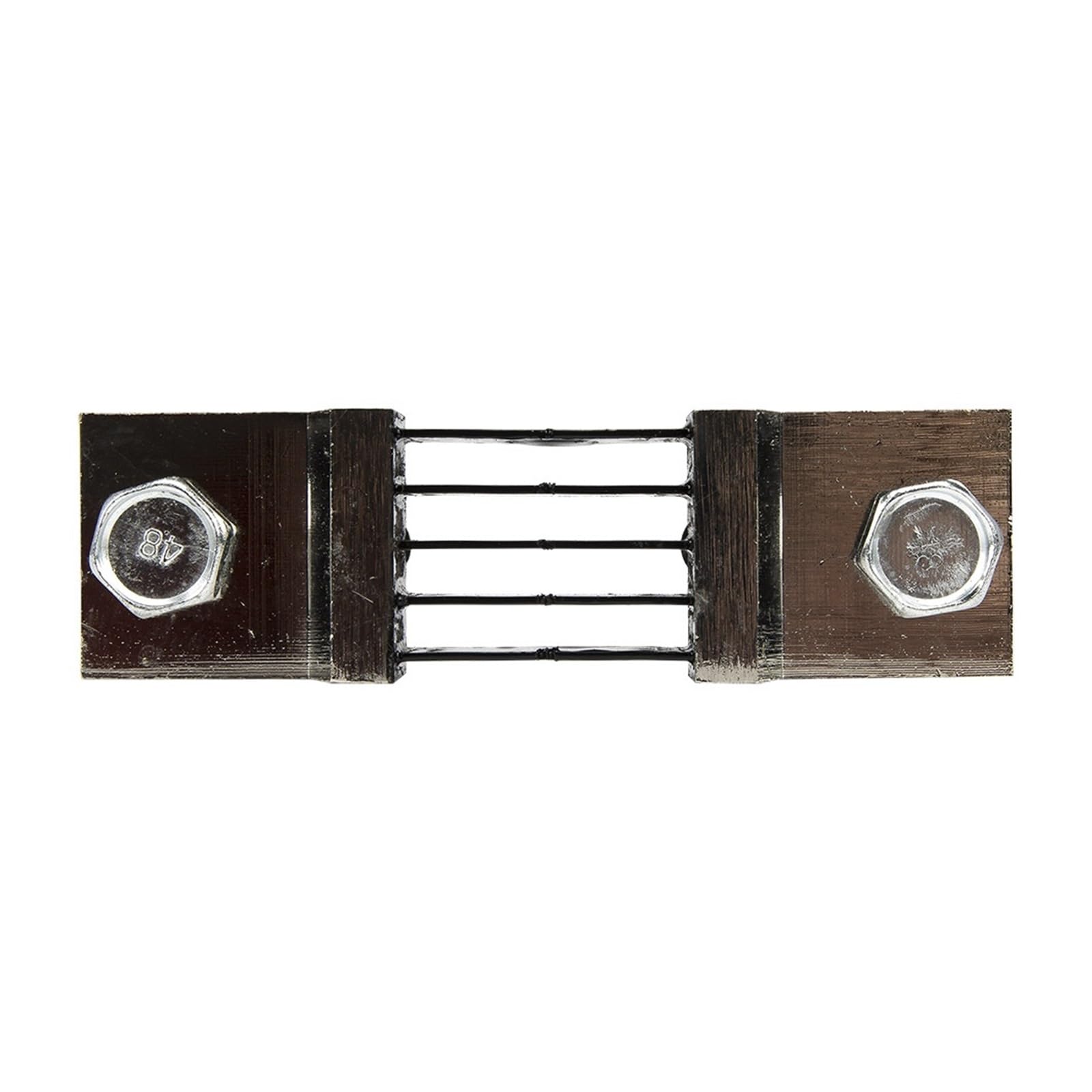 Podzielnik oporu shunt, DC Current Shunt Resistor FL-2 75mV 500A 600A For Ampere Instrument(600a)