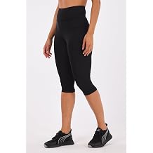 Scorp Joy Y ksek Bel Cepli Spor Tayt 3/4 Siyah
