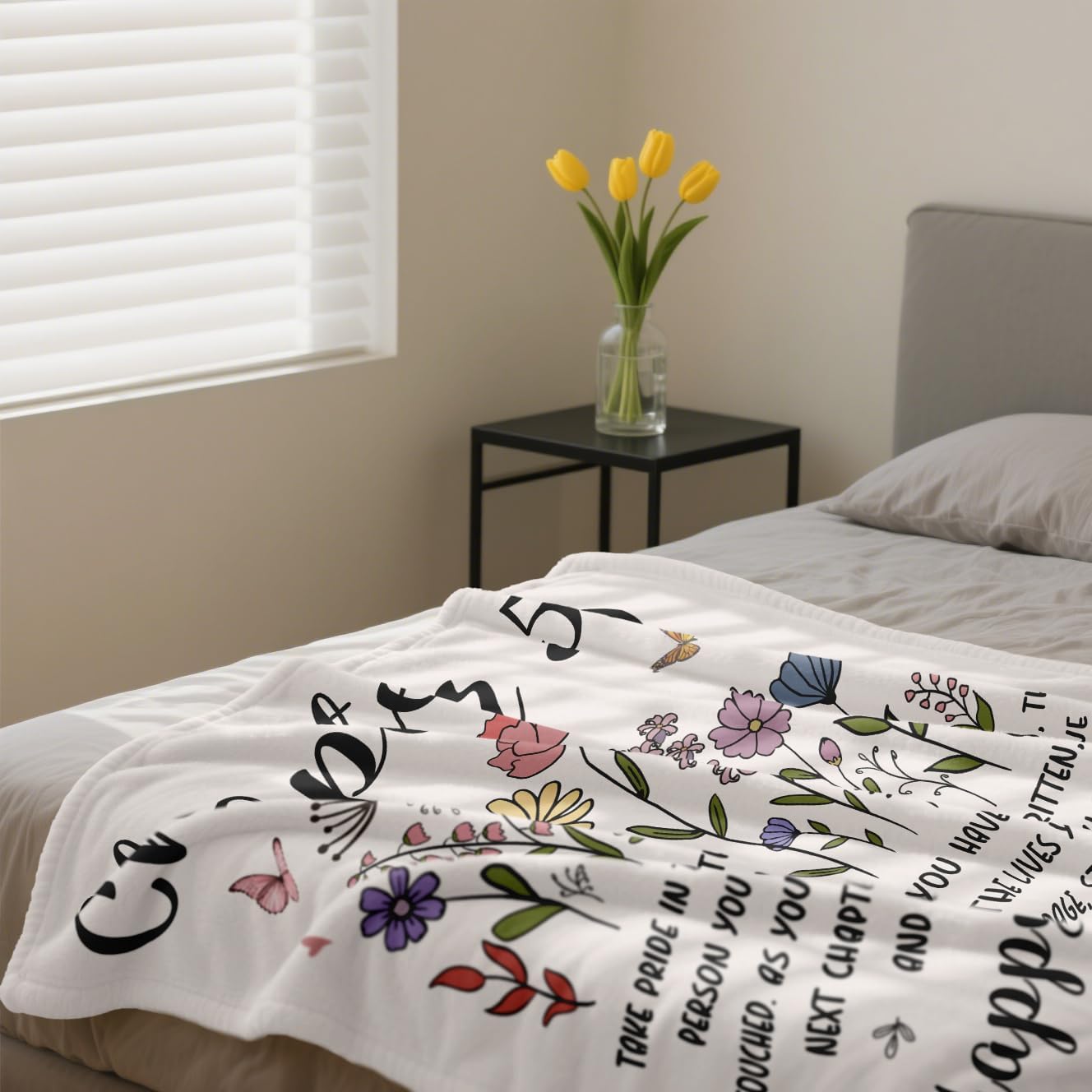 50th Birthday Gifts for Her, Chapter 50 Birthday Blanket, 50 Year Old Bday Gifts for Women, 1976 Birthday Decorations, Turning 50 Throw Blankets for Friend, Mom - 50'' x 60'' - Image 3