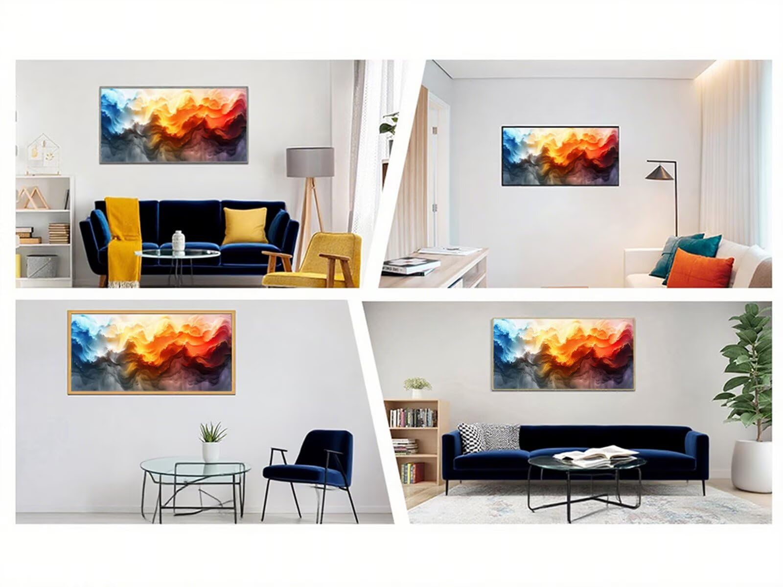Sztuka diamentowa, kolorowe zestawy do malowania diamentami dla dorosłych, 5D Dimond Art Clouds Gem Arts and Crafts Paintings, DIY, kryształ górski, haft krzyżykowy, malowanie według numerów