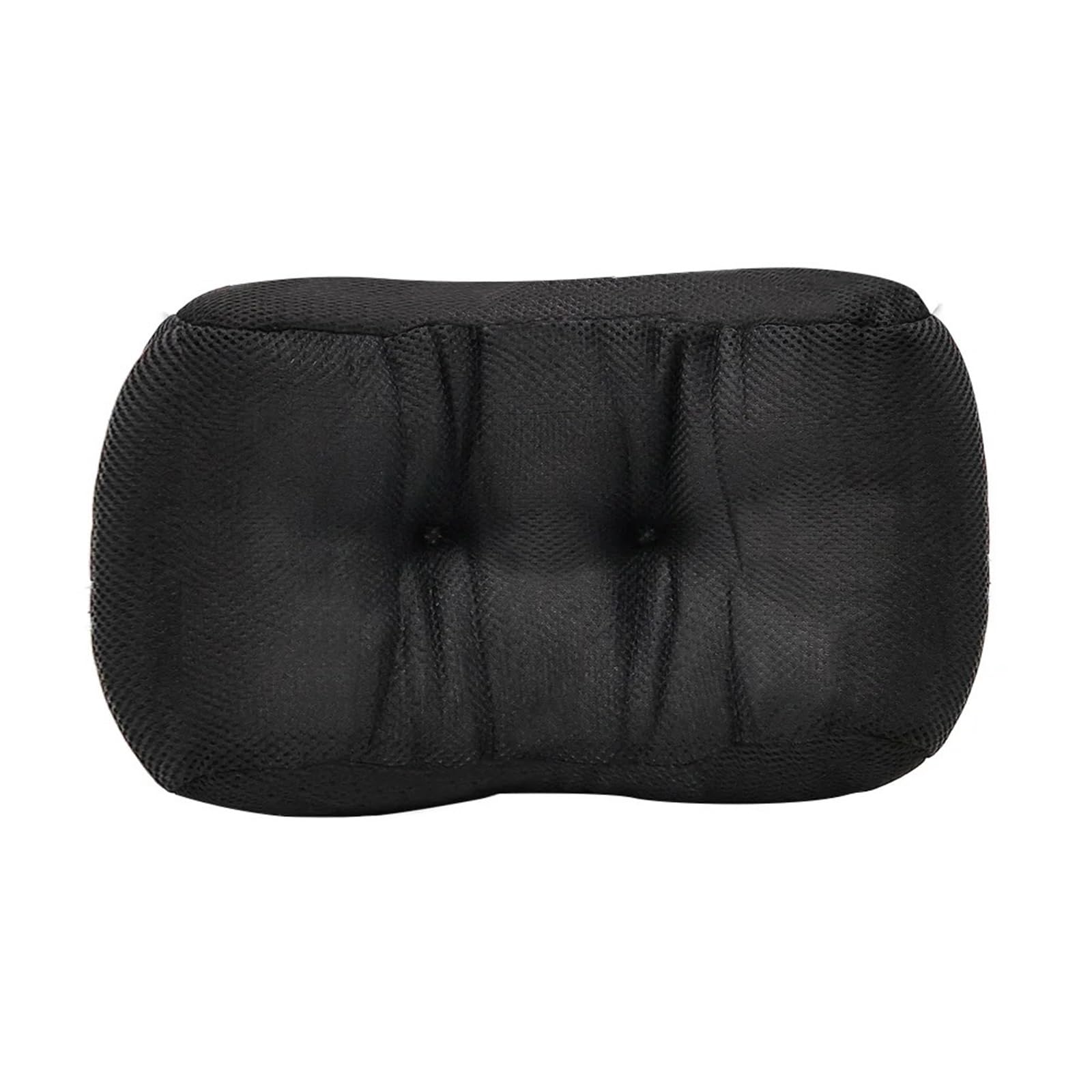 1 cojín lumbar para asiento de oficina, cojín lumbar para coche, cojín lumbar para silla, soporte de cintura, almohada para sofá (negro)