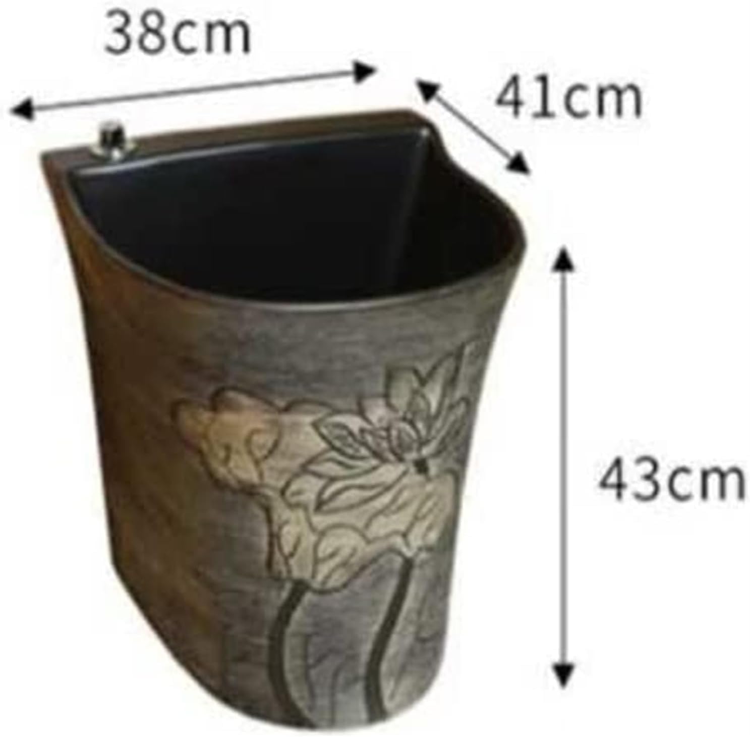 ポータブル商業フロアモップYADZISWセラミックアート洗面台、洗濯プールモップ洗面台カウンターコントロールバルコニー家庭用バスルー