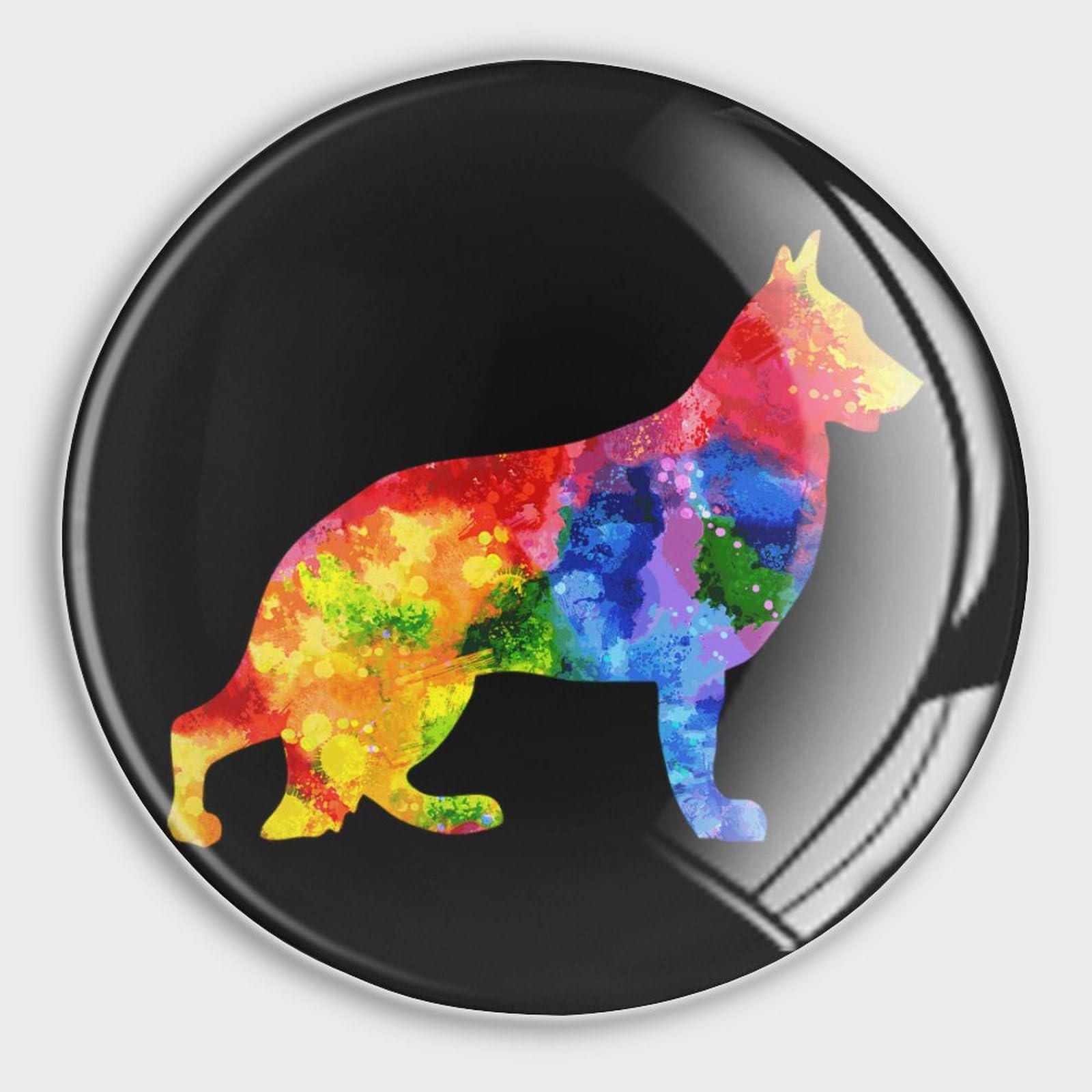 Aimants de réfrigérateur en verre aquarelle animaux pour fixer vos notes sans rayer