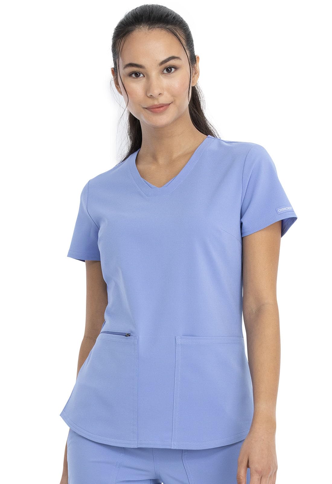Cherokee Women's Ciel V-Neck Top Medical Scrubs Shirt, Xl