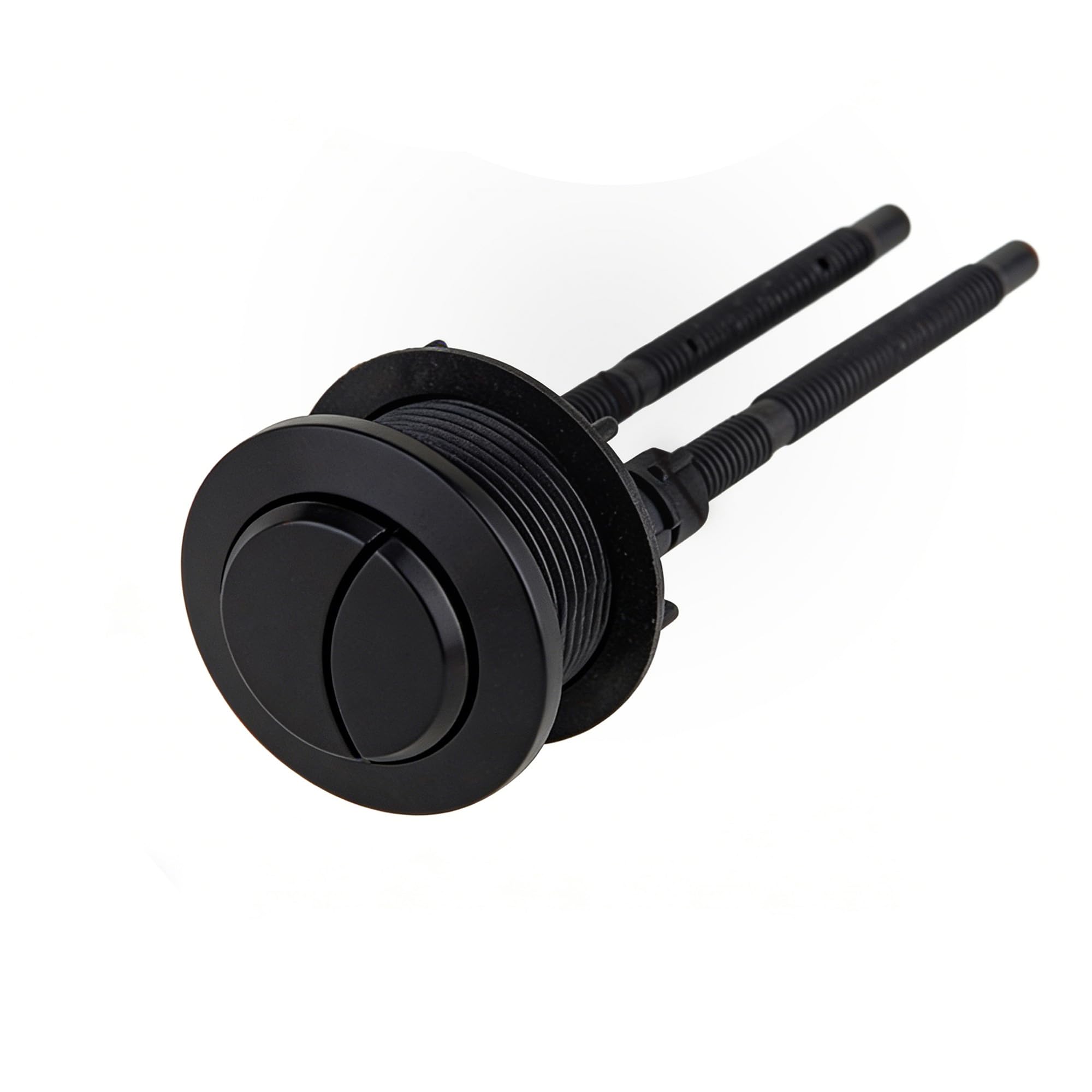 Photo 1 of ***STOCK PHOTO FOR REFERENCE ONLY***1 double toilet flush button round head, used for bathroom toilet water tank maintenance,(Small size:38mm/1.49inches) suitable for holes less than or equal to around 40mm/1.57in.
