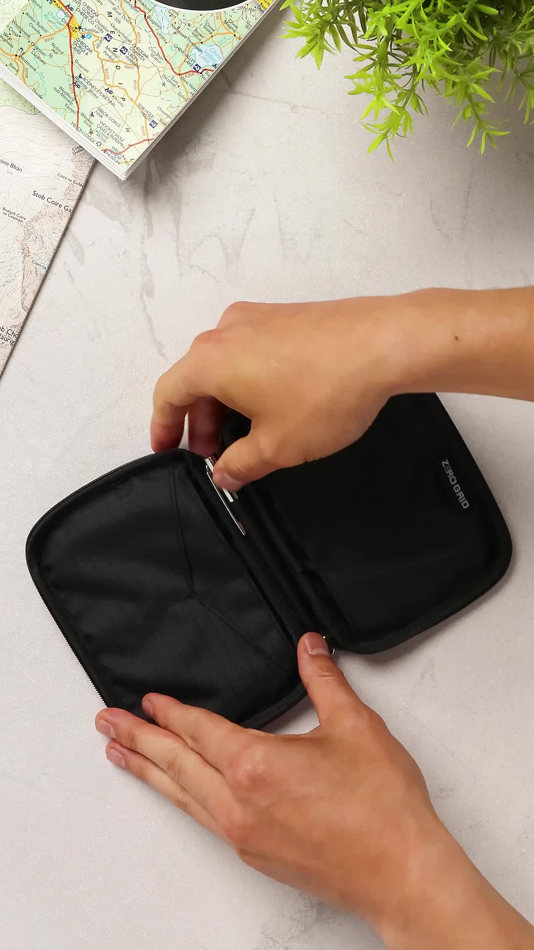 Organizer Per Carte Da Viaggio Con Porta Passaporto RFID Antifurto Con Logo Personalizzato Per Uomo Che Stampa Passaporto Pd47794029