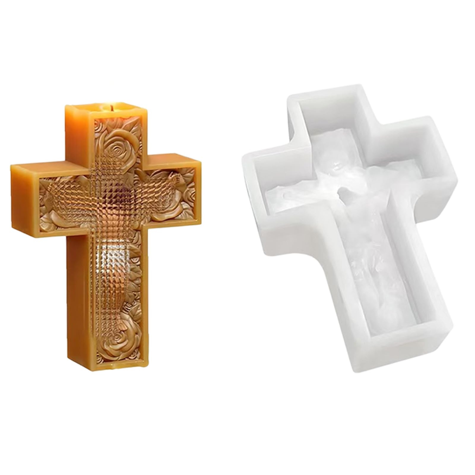 Msioytog Artistic Rose Craft From Silicone Suitable for Craft Projects Feeling Fashion Making