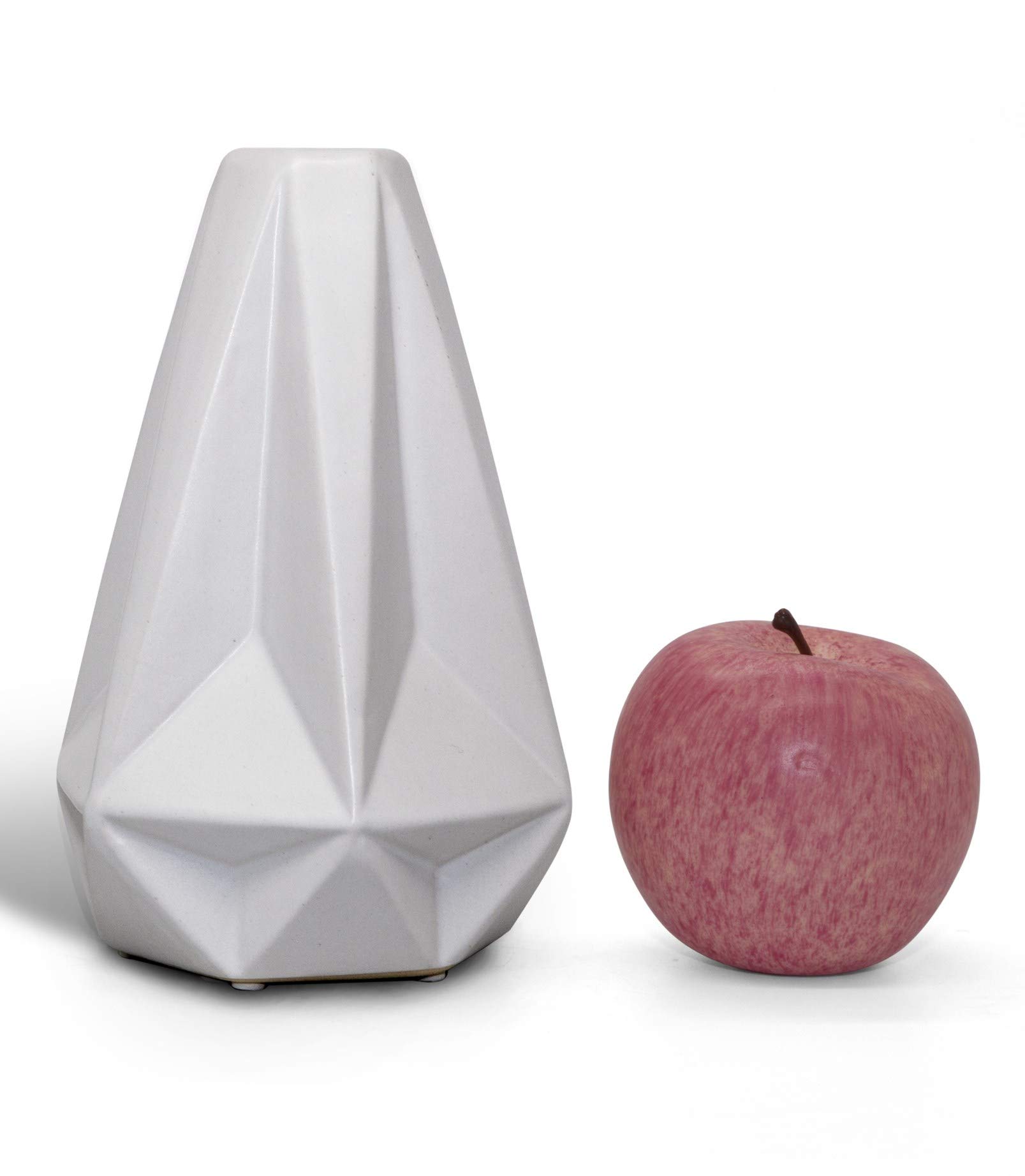Amazon.co.jp: NEWQZ 現代 幾何学 模様 石器 花瓶、 磁器 花瓶