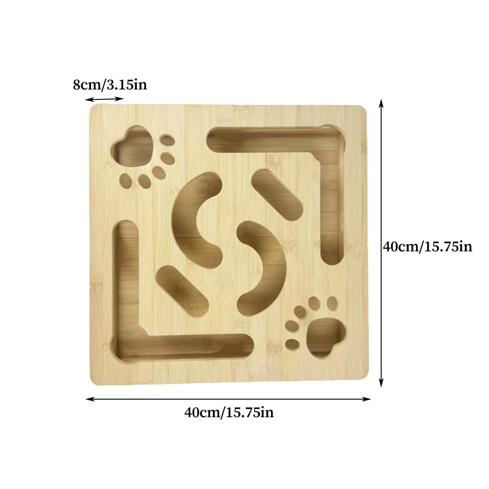 Generico Juegos interactivos para Gatos – con 3 Bolas para Ejercicio – de Laberinto para Gatos, para Gatos pequeños, de Interior Exterior y jardín