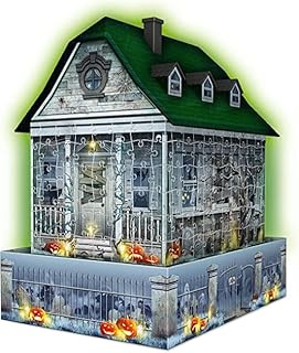 Ravensburger Haunted House 216 Piece 3D Jigsaw Puzzle for Kids 11548Â - Easy Click Technology Means Pieces Fit Together Perfectly