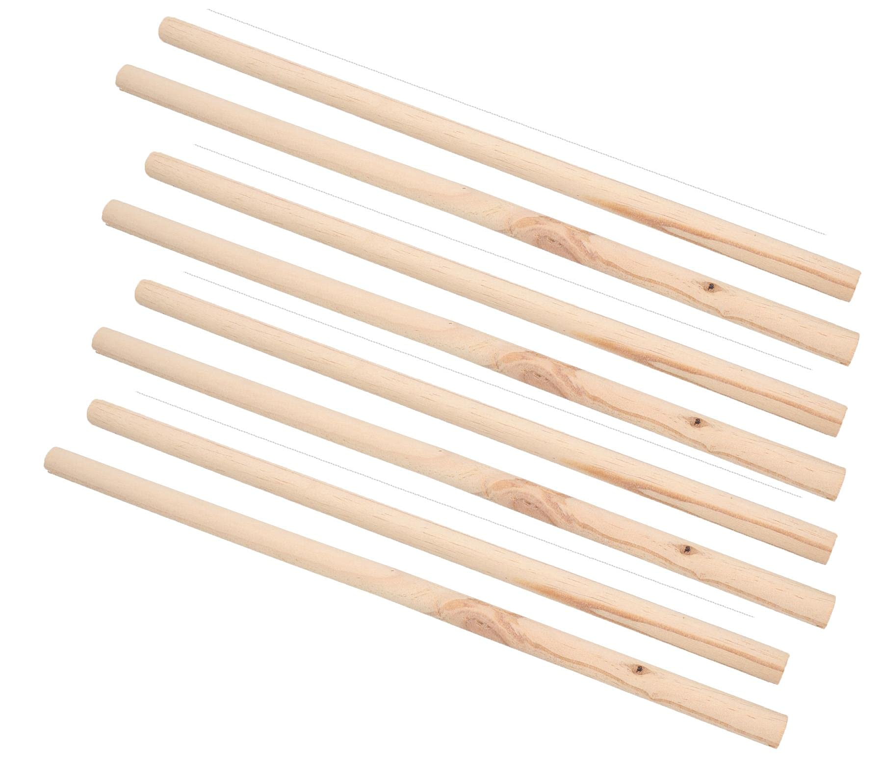 AB Tools 8PK Wooden Bird Perch Canary Budgie Cockatiel Parrot Bird Cage Accessories 19"