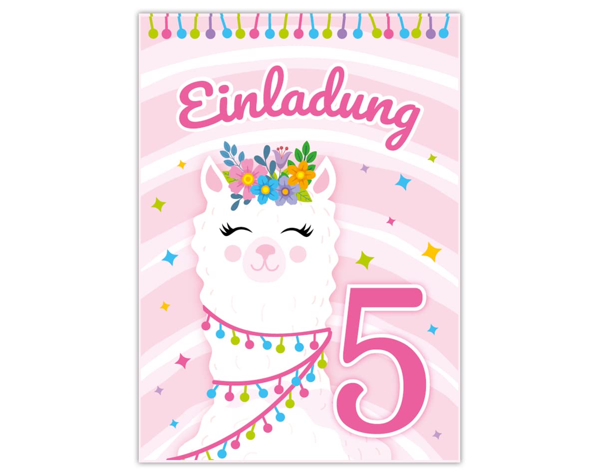 12 Inviti Per Festa Di Compleanno Con Gatto, Per Bambina, 5 Anni, Con Buste E Sacchetti Regalo, Prodotto In Germania - 2