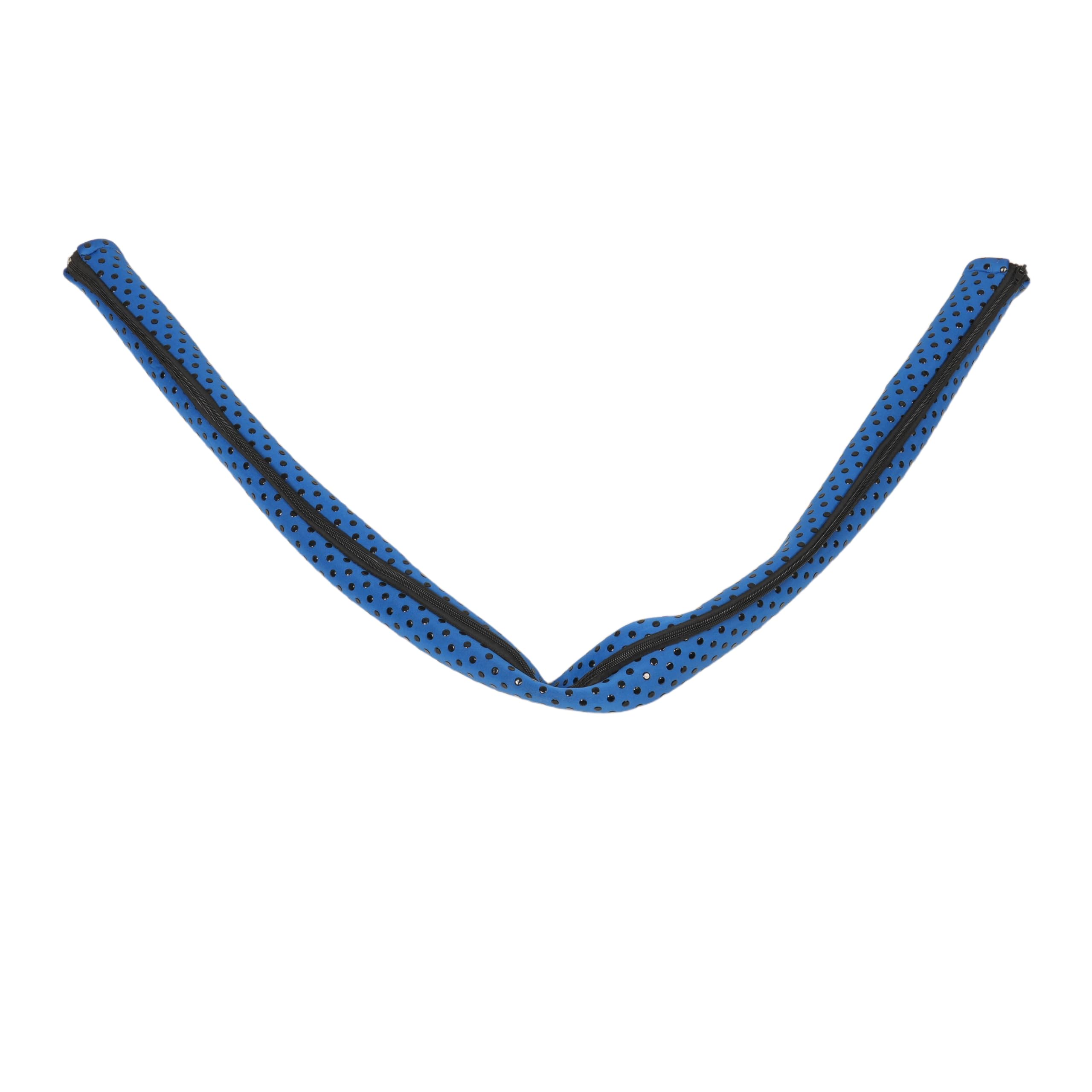 Housse de main courante piscine antidérapante bleue avec fermeture éclair pour rampe d'escalier