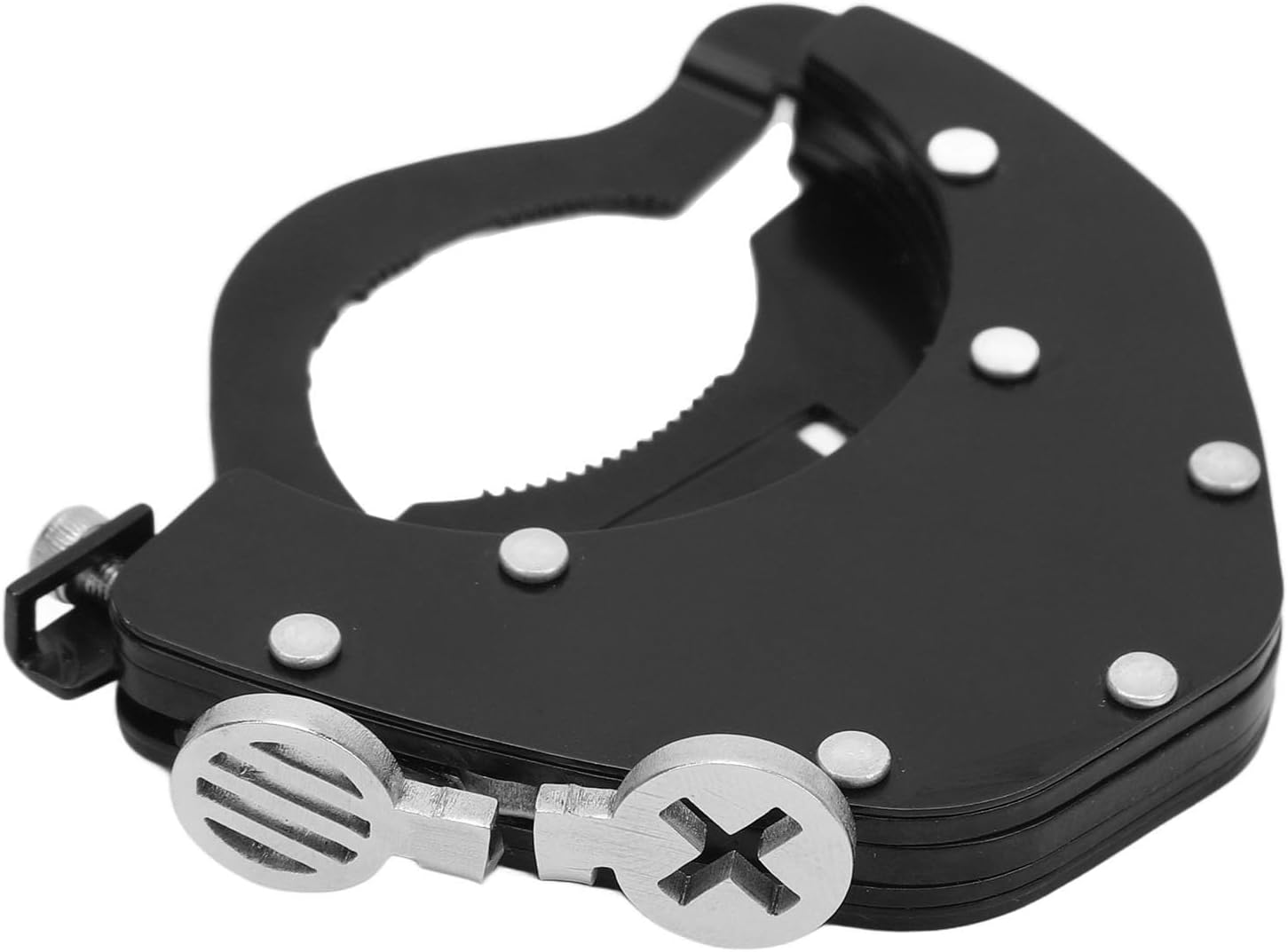 Motorcycle Throttle Lock, Universal Control Assist Clamp, Adjustable Speed Control Retainer for Long Rides, Rustproof and Weatherproof (bottom)
