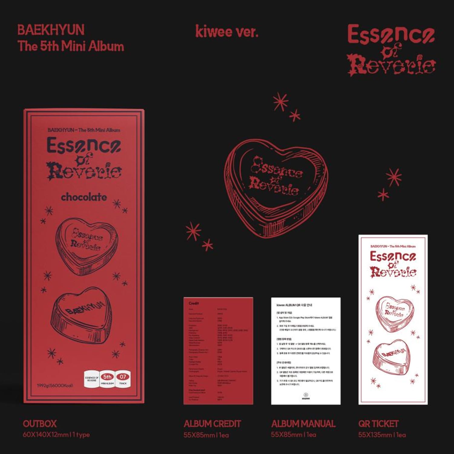 Amazon.com: BAEKHYUN - Essence of Reverie The 5th Mini Album