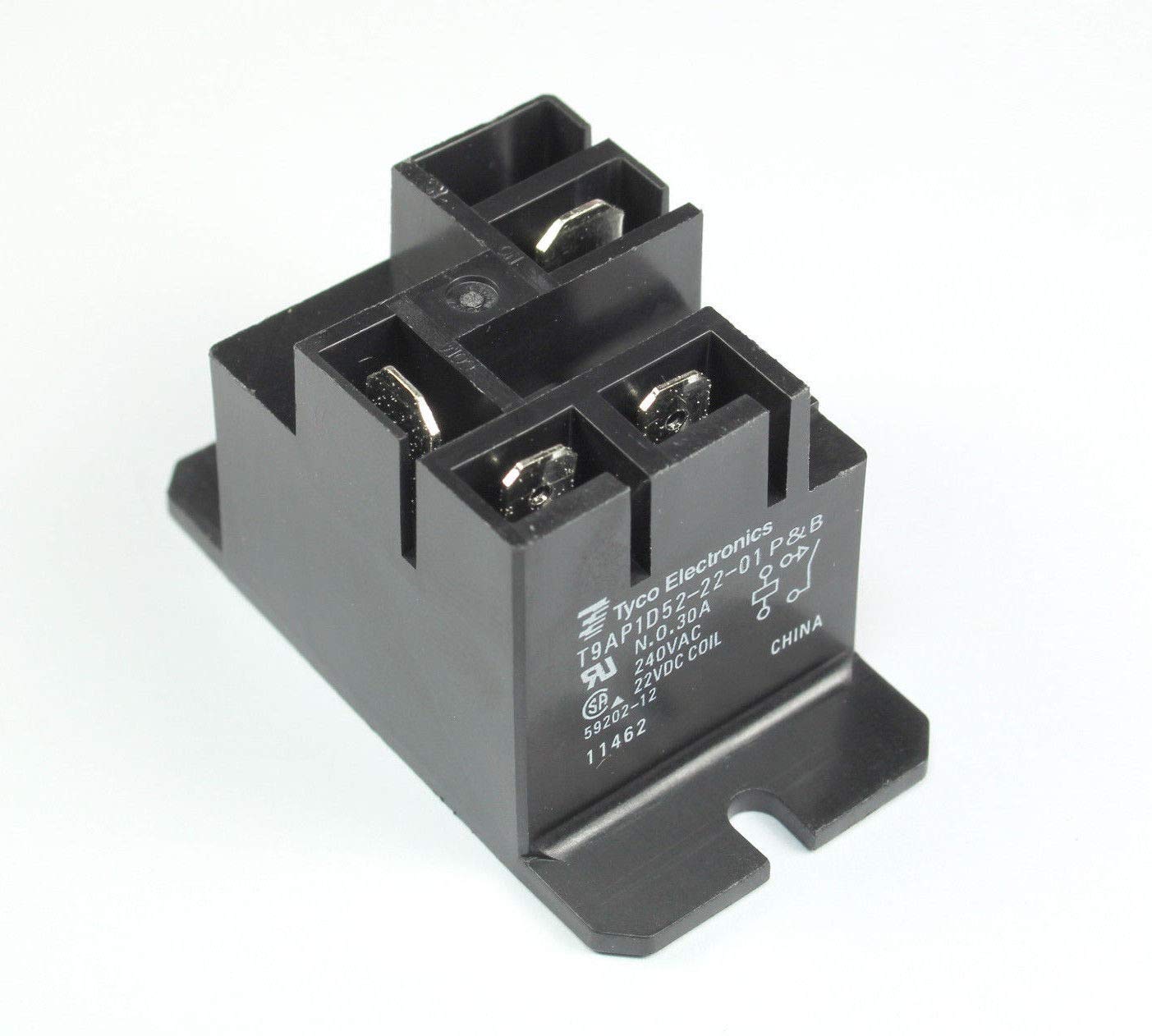 (RR #38) 1pc Tyco Power Relay, SPST-NO, 22VDC, 30A, T9AP1D52-22-01, 240VAC @ 30 Amps