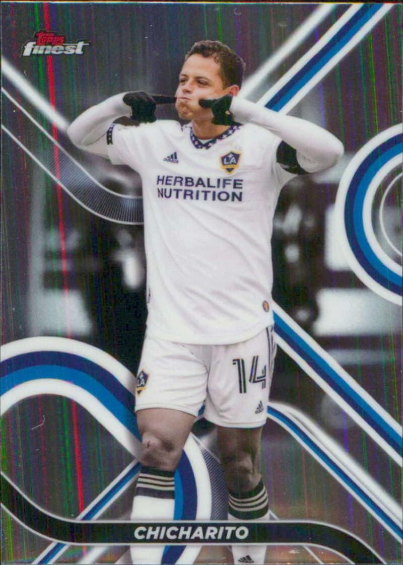 2022 Topps Finest MLS #10 Chicharito LA Galaxy Soccer Card - GotBaseballCards