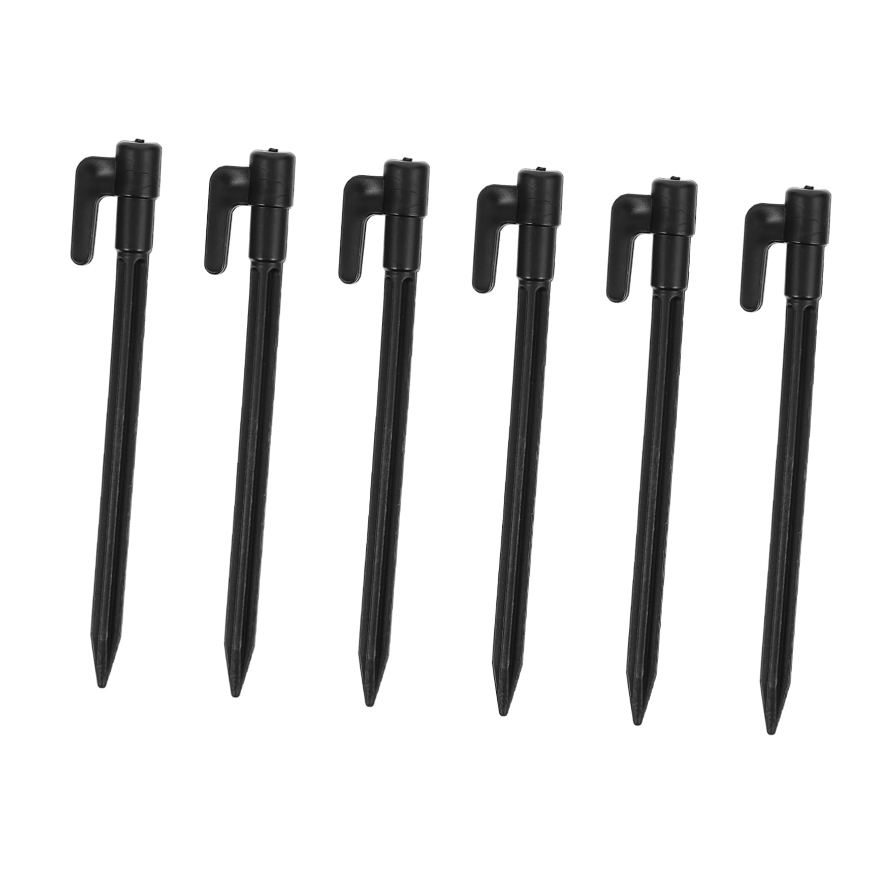 POPETPOP 50Pcs Lightweight Tent Pegs Durable Ground Stakes for Outdoor Camping Gardening and Backpacking Weather Resistant Reusable Accessories for Securing Tents and