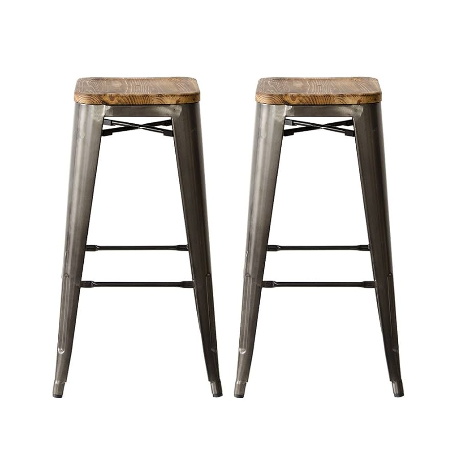 Lewisルイス 4脚セットAir Rhizome カウンターチェアホワイト ヴィンテージウッドバーチェア Lewis (ルイス) 4脚セット | 家具