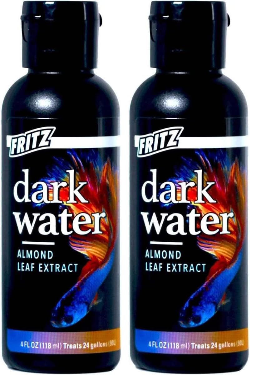 Fritz Aquatics Dark Water Almond Leaf Extract for Betta's 4 oz (Pack of 2)