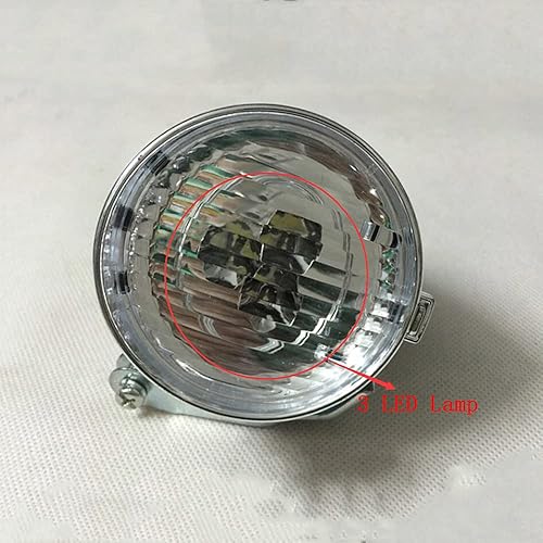 Miniatura 6 de Brillante con 3leds clásico ciclismo bicicleta faro retro faro delantero vintage bicicleta lámpara LED seguridad niebla noche cabeza accesorios con