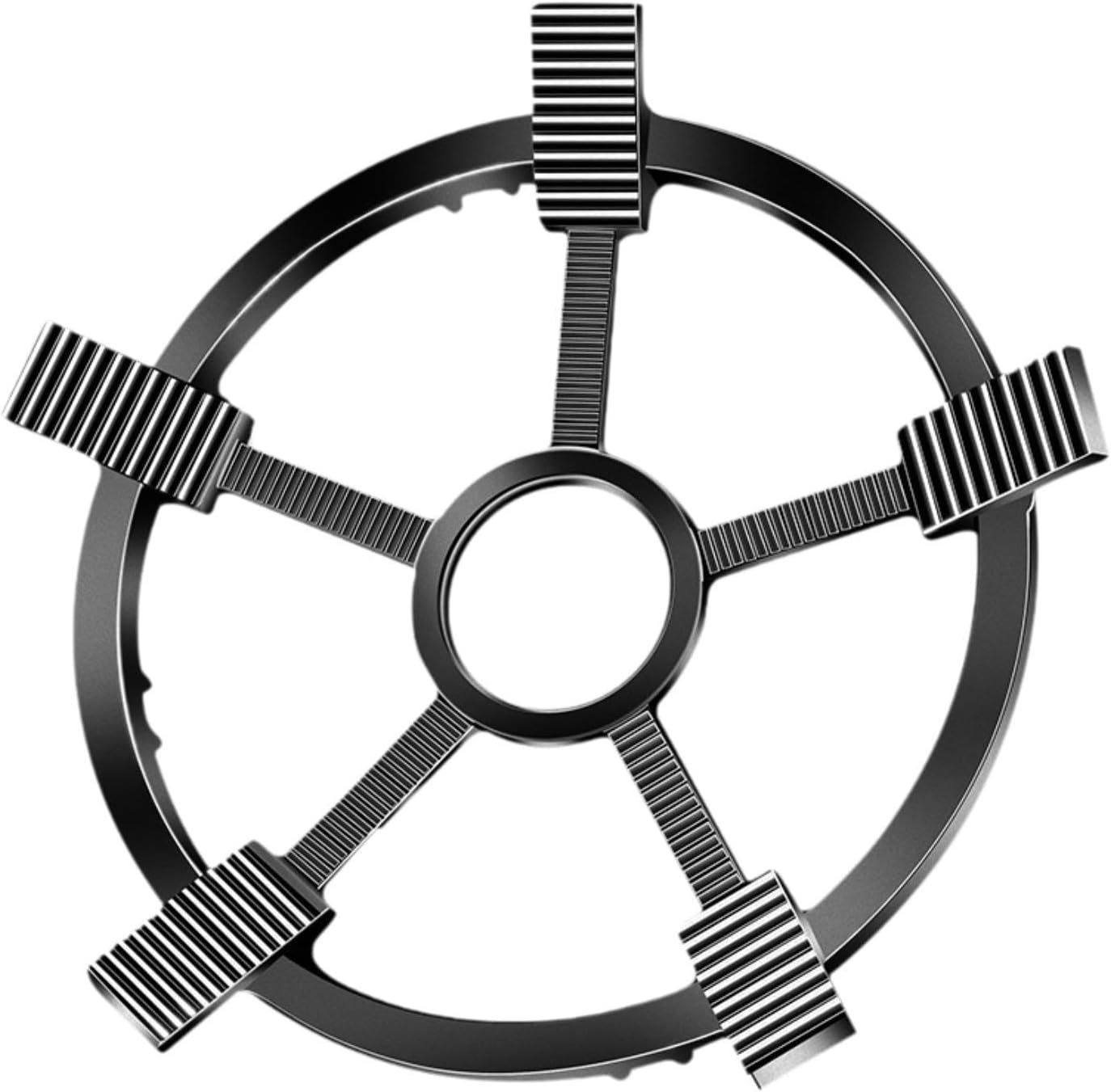 Cast Iron Wok Support Ring Wok Rack Universal Kitchen Accessories Gas Rings Reducer Wok Stand for Burner Stoves Protection, 25cm