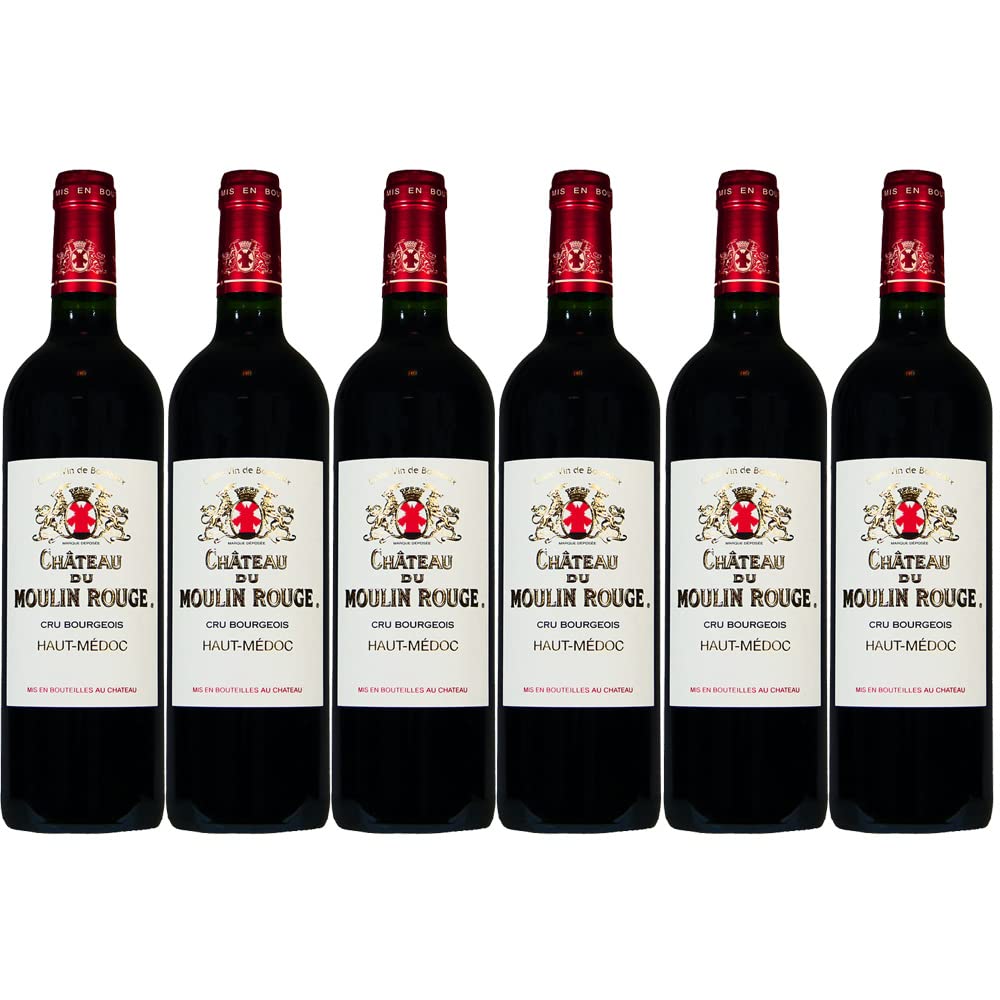 Château du Moulin Rouge 2019 Cru Bourgeois Supérieur Rotwein 6x0,75l | Haut-Médoc, Bordeaux, trocken