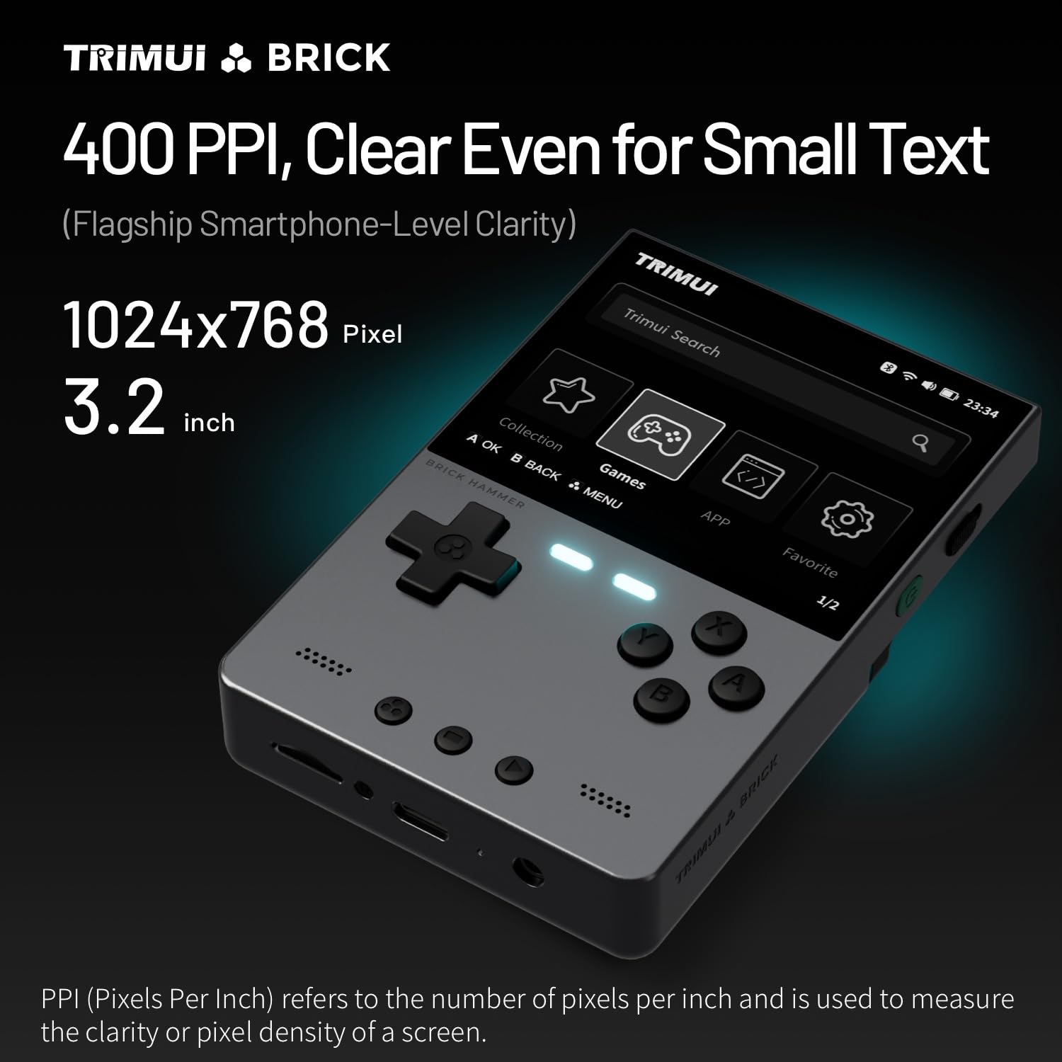 Amazon.com: TRIMUI Brick Hammer Retro Handheld Game Console