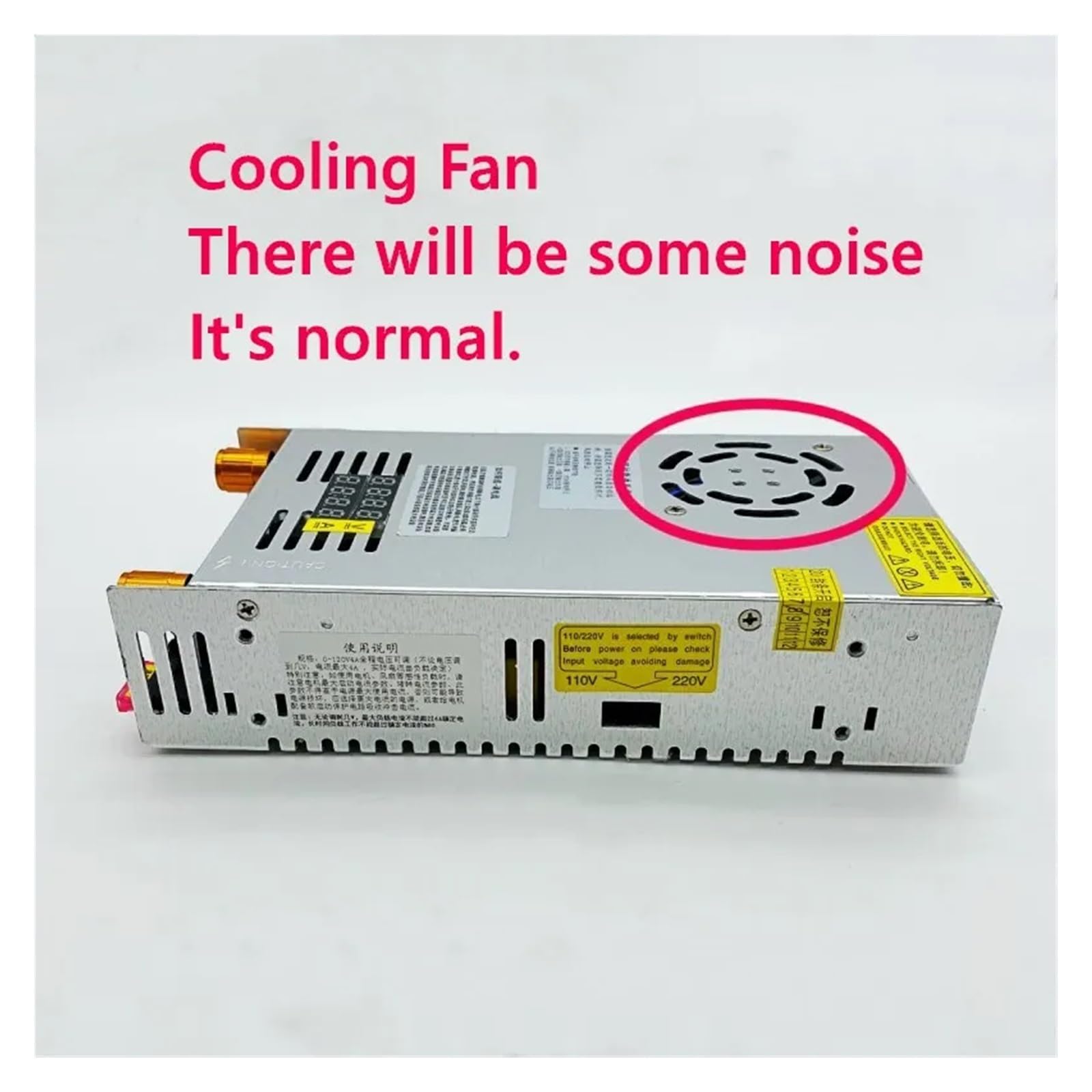 Fuente de alimentación conmutada, Transformadores de CA CC a fuente de alimentación conmutada de 5V, 12V, 24V, pantalla Digital ajustable de 36V, 48V, 60V, 80V, 120V, 160V, y 480W,para tiras de luces