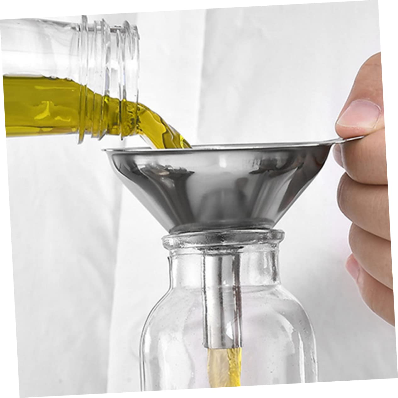 Cabilock Lot De 2 Entonnoirs En Acier Inoxydable à Large Goulot Et