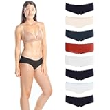 Boyshort Underwear for Women&comma; Multi Pack Womens Cotton Panties Boy Shorts Slip