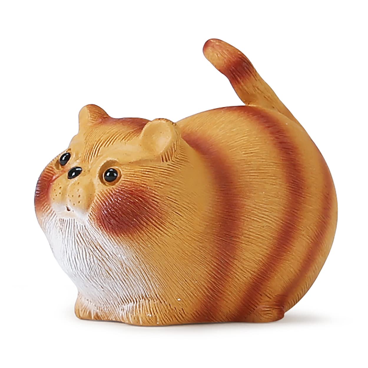 HDDS Chinese Purple Clay Tea Pet Cat Cute Funny Tea Accessories Lazy Kung Fu Tea Sets for Tea Lovers Home Car Shelves Decor (Model_2)