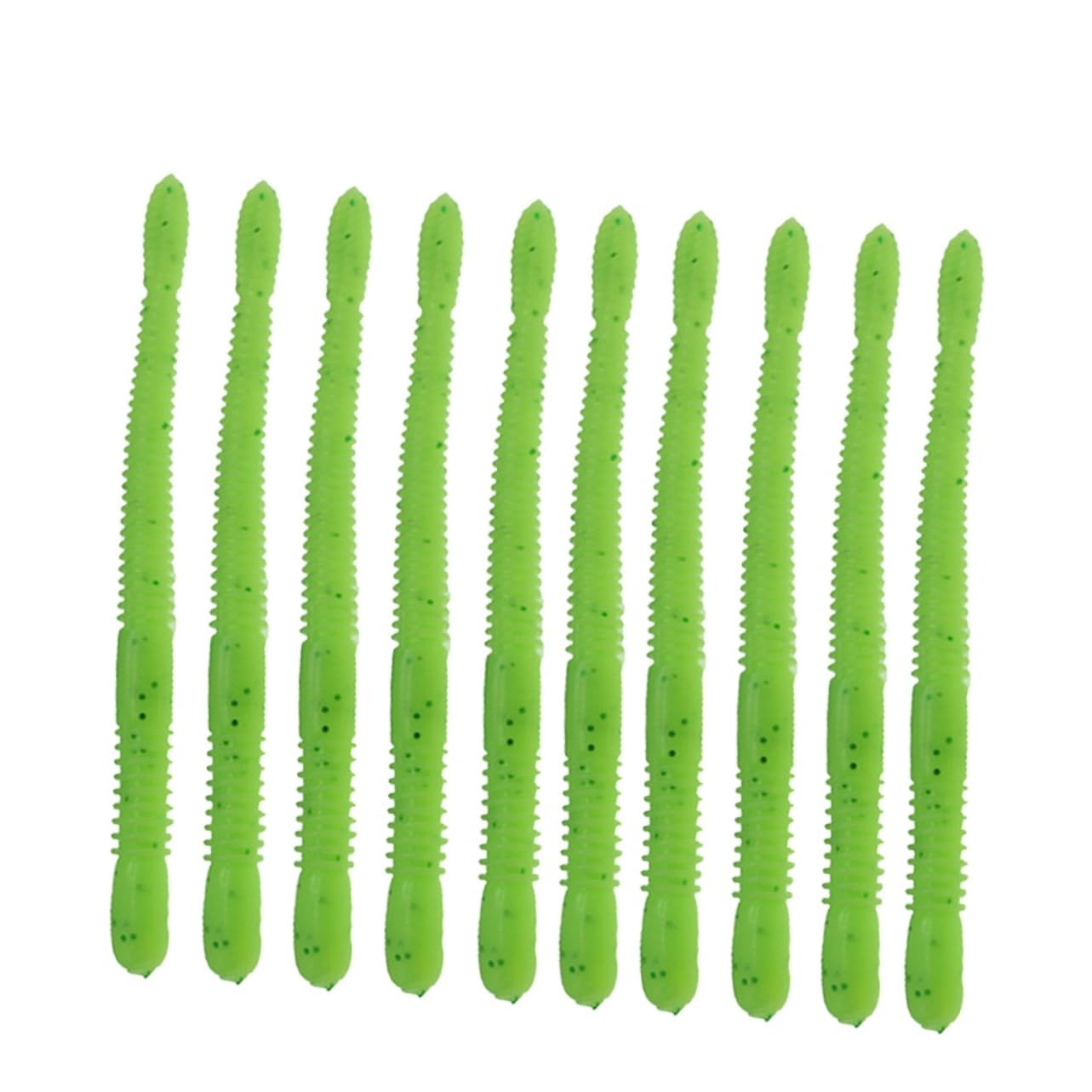 Acquista 80 pezzi 2 cm esca da pesca morbida in plastica artificiale verme larva verme esca morbida esche in Italia a partire da 5.58